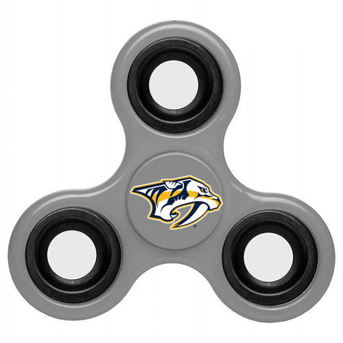 NHL Nashville Predators 3 Way Fidget Spinner G111 - Gray - Click Image to Close